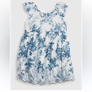 Gap × LoveShackFancy Toddler Floral Eyelet Dress NWOT